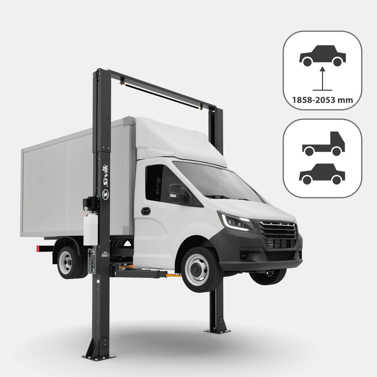 Широкий охват обслуживаемых автомобилей